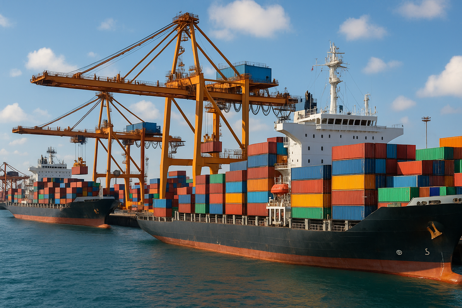Shipping vessels and containers